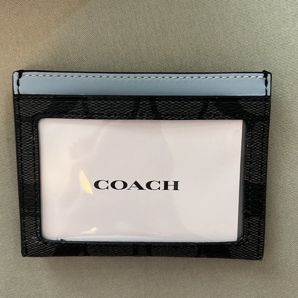 Coach Charcoal and Powder Blue Belt size 42 - Picture 2 of 7